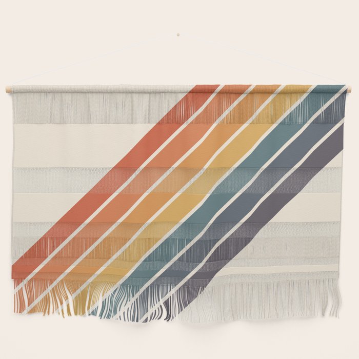 Arida -  70s Summer Style Retro Stripes Wall Hanging Gallery Image 1