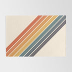 Arida -  70s Summer Style Retro Stripes Rug Gallery Image 2
