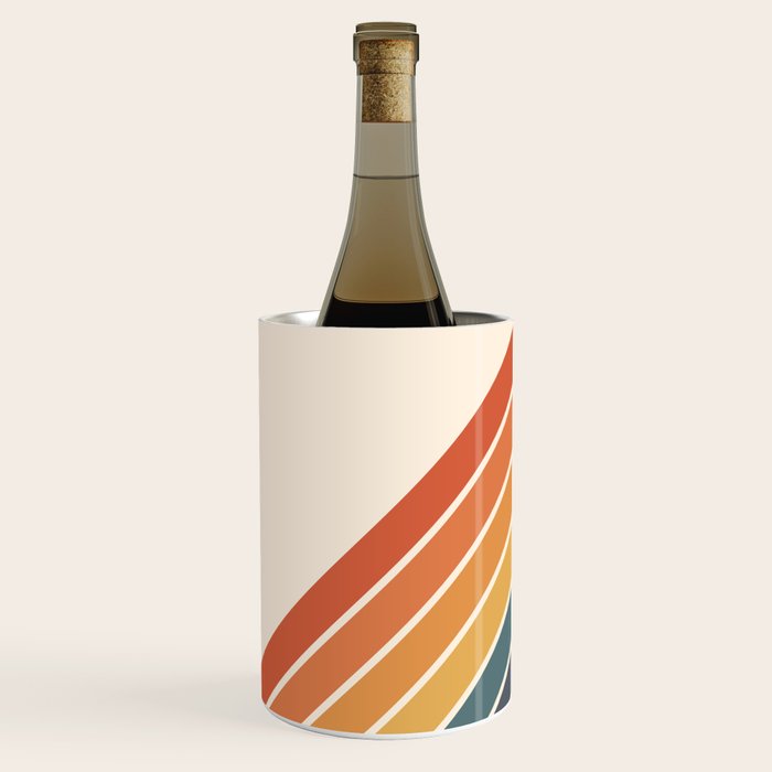 Arida -  70s Summer Style Retro Stripes Wine Chiller Gallery Image 2