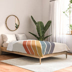 Arida -  70s Summer Style Retro Stripes Comforter Gallery Image 2