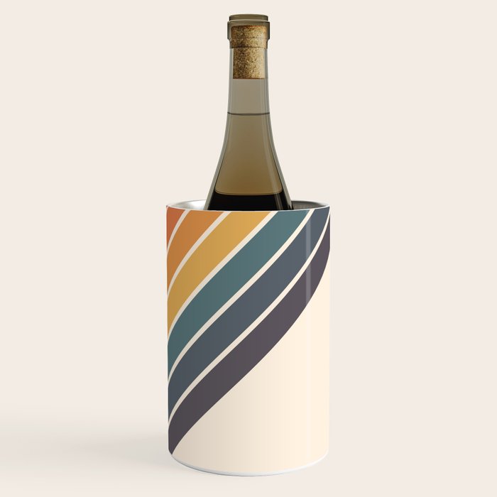 Arida -  70s Summer Style Retro Stripes Wine Chiller Gallery Image 3