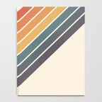 Arida -  70s Summer Style Retro Stripes Notebook Gallery Image 4