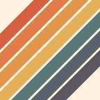 Arida -  70s Summer Style Retro Stripes Coffee Mug Gallery Image 2
