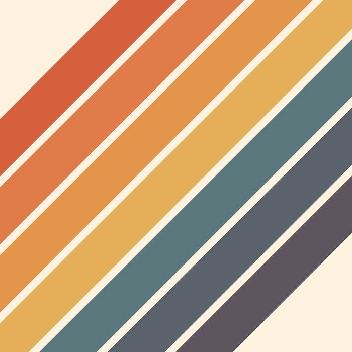 Arida -  70s Summer Style Retro Stripes Coffee Mug Gallery Image 2