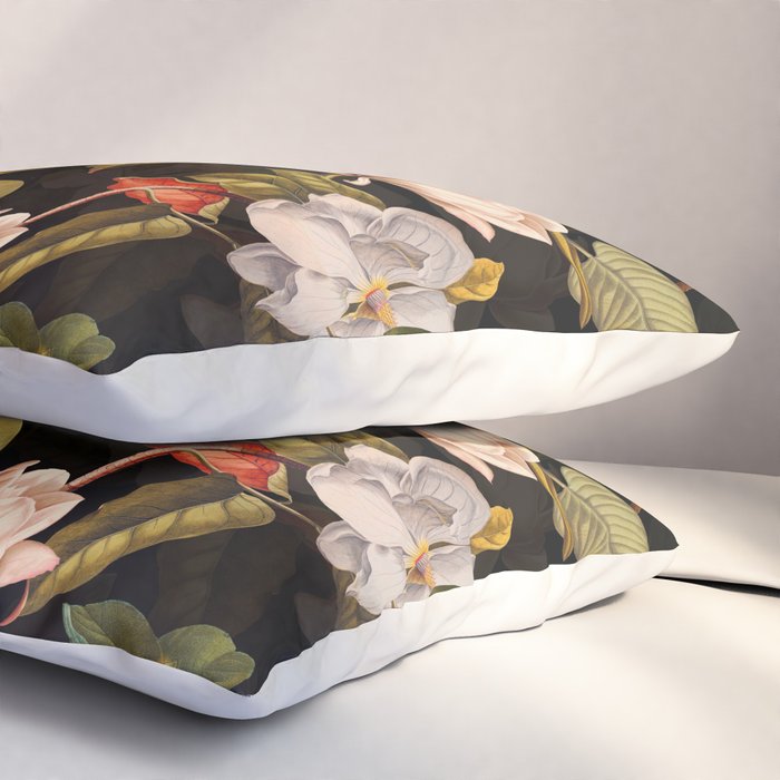 Vintage & Shabby Chic - Midnight Magnolia Botanical Garden Pillow Sham Gallery Image 3