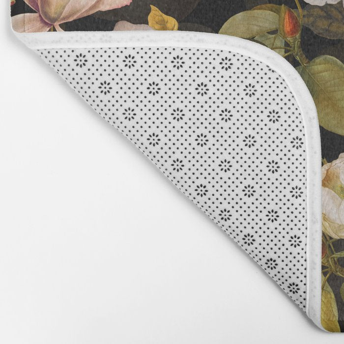 Vintage & Shabby Chic - Midnight Magnolia Botanical Garden Bath Mat Gallery Image 2