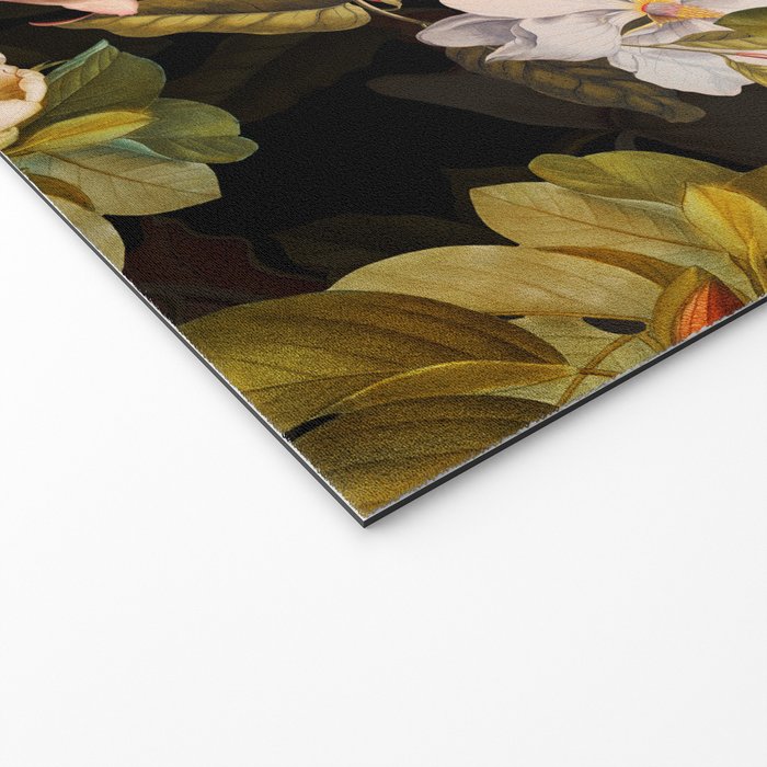 Vintage & Shabby Chic - Midnight Magnolia Botanical Garden Welcome Mat Gallery Image 2