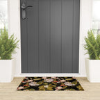 Vintage & Shabby Chic - Midnight Magnolia Botanical Garden Welcome Mat Gallery Image 3