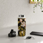 Vintage & Shabby Chic - Midnight Magnolia Botanical Garden Water Bottle Gallery Image 4