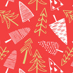 Christmas pine tree doodle art pattern Coffee Mug Gallery Image 2