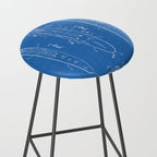 Surfboard Patent - Surfer Surfing Lover Art - Blueprint Stool Gallery Image 2