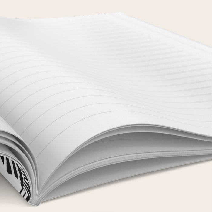 Christmas Gnomes Black White Notebook Gallery Image 2