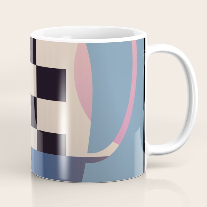 Geometric Abstract Vase 2 Coffee Mug Gallery Image 1