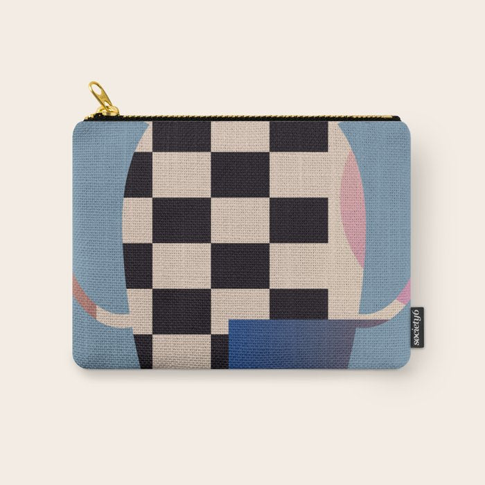 Geometric Abstract Vase 2 Carry All Pouch Gallery Image 1
