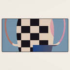 Geometric Abstract Vase 2 Desk Mat Gallery Image 3