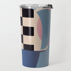 Geometric Abstract Vase 2 Travel Mug Gallery Image 2