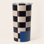 Geometric Abstract Vase 2 Travel Mug Gallery Image 1