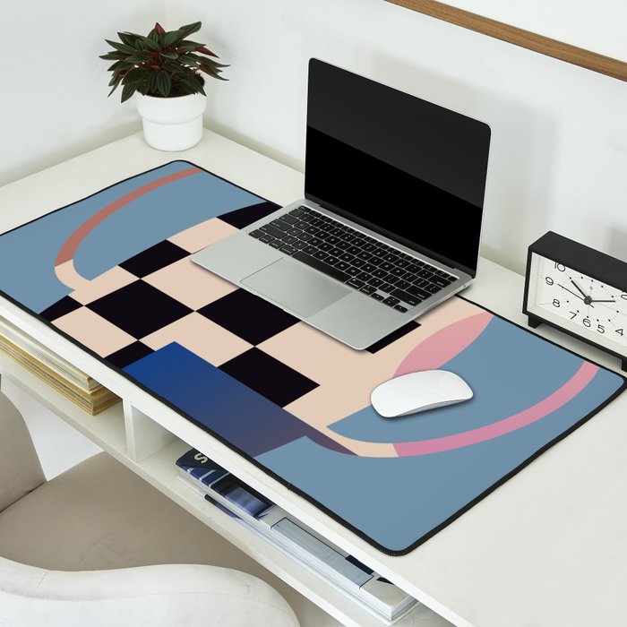 Geometric Abstract Vase 2 Desk Mat Gallery Image 2