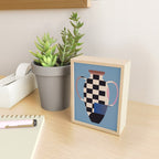 Geometric Abstract Vase 2 Mini Art Print Gallery Image 2