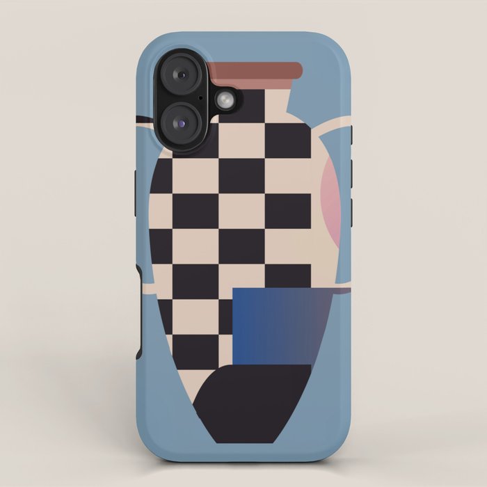 Geometric Abstract Vase 2 iPhone Case Gallery Image 1