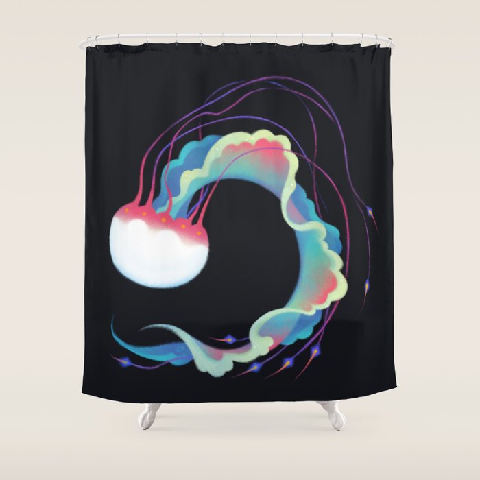 Jellyfish 3 Shower Curtain Gallery Image 1