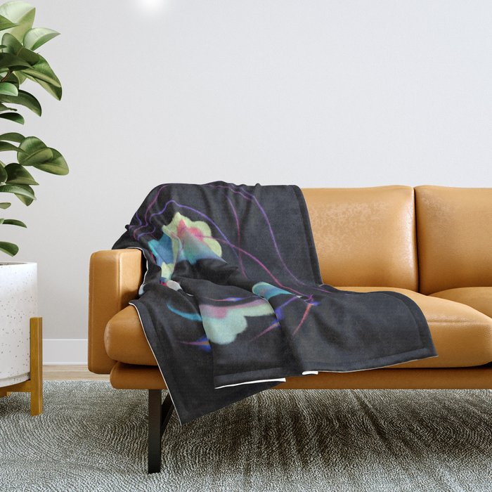 Jellyfish 3 Throw Blanket Gallery Image 1