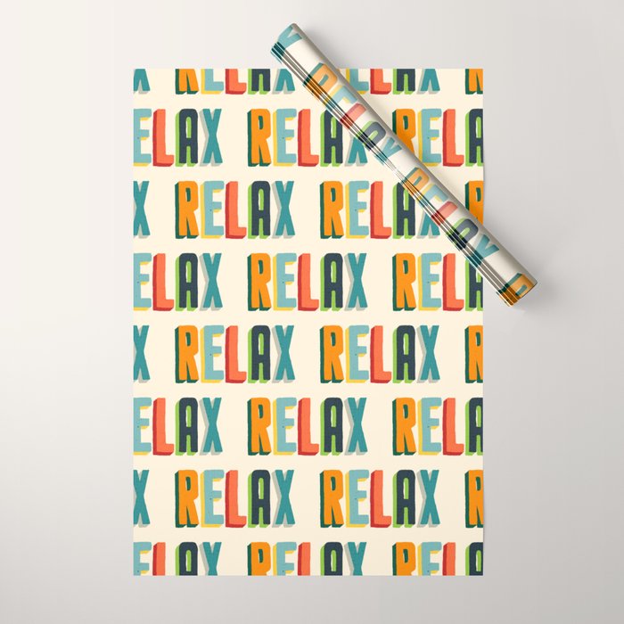Relax Wrapping Paper Gallery Image 1
