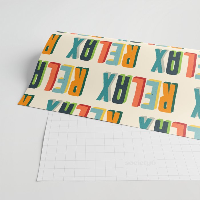 Relax Wrapping Paper Gallery Image 2