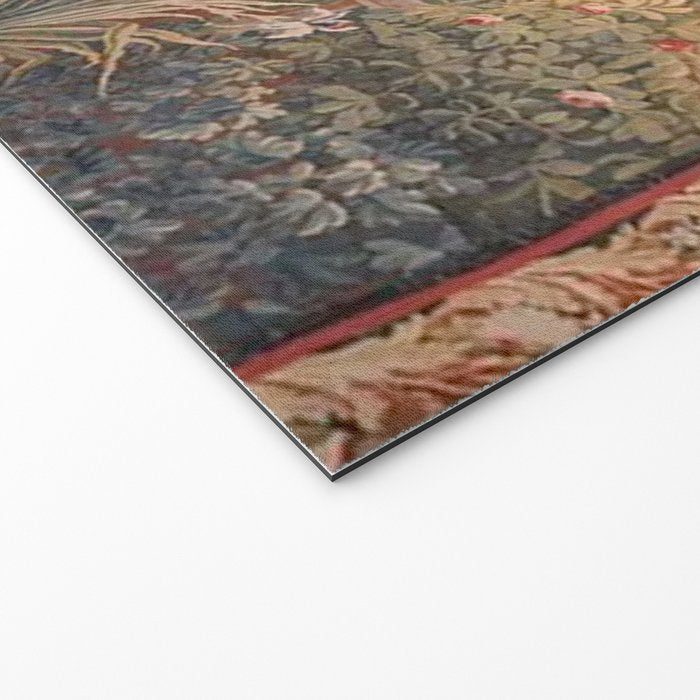 Antique 18th Century French Pastoral Sunrise Verdure Tapestry Welcome Mat Gallery Image 2