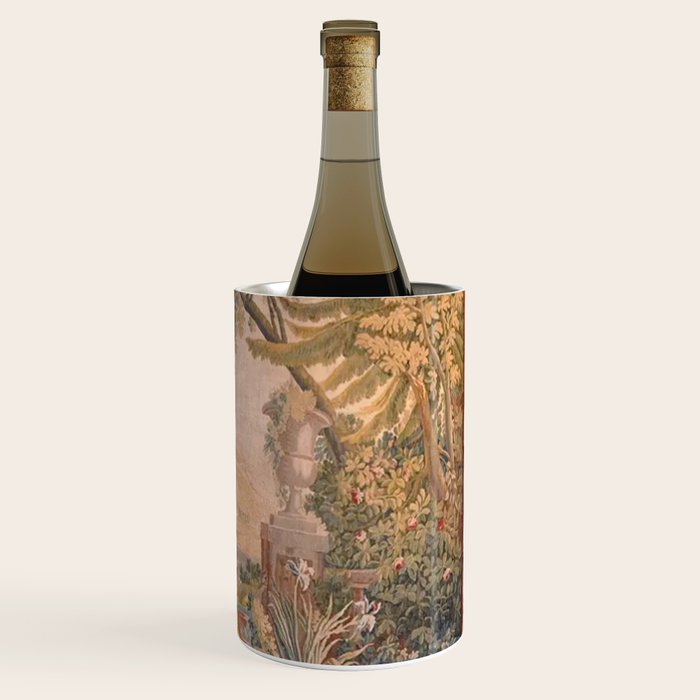 Antique 18th Century French Pastoral Sunrise Verdure Tapestry Wine Chiller Gallery Image 3