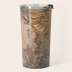 Antique 18th Century French Pastoral Sunrise Verdure Tapestry Travel Mug Gallery Image 2