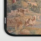 Antique 18th Century French Pastoral Sunrise Verdure Tapestry Laptop Sleeve Gallery Image 3