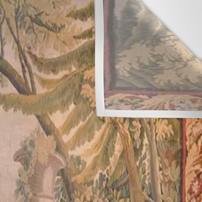 Antique 18th Century French Pastoral Sunrise Verdure Tapestry Wall Tapestry Gallery Image 3