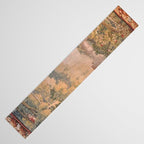 Antique 18th Century French Pastoral Sunrise Verdure Tapestry Table Runner Gallery Image 3