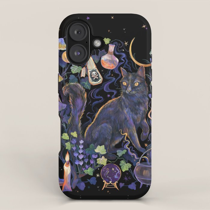 Black Cat iPhone Case Gallery Image 1