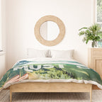 The Mountains are Calling and I Must Go White Duvet Cover Gallery Image 3