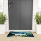 The Mountains are Calling and I Must Go White Welcome Mat Gallery Image 3