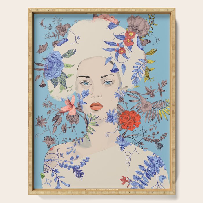 Blooming 26 Serving Tray Gallery Image 1
