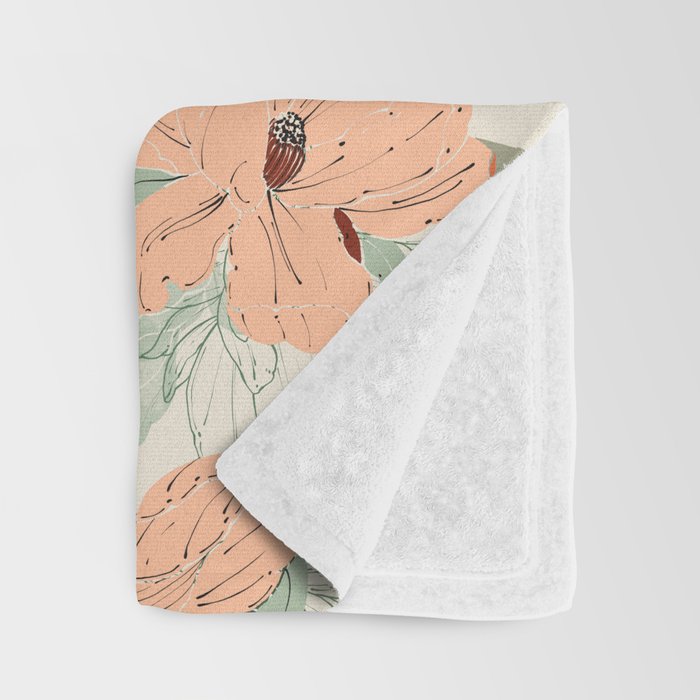 Big floral blossoms MF-24 Throw Blanket Gallery Image 3