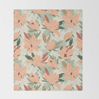 Big floral blossoms MF-24 Throw Blanket Gallery Image 2