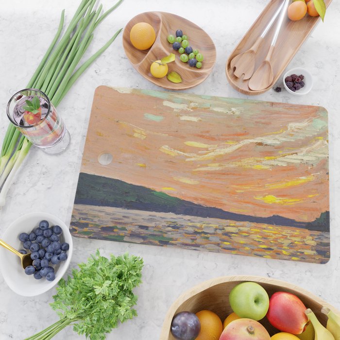 Tom Thomson Smoke Lake Canadian Landscape Artist Cutting Board Gallery Image 2
