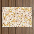 Kate Pattern Light Outdoor Rug Gallery Image 1