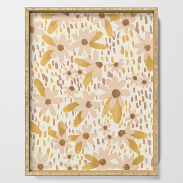Kate Pattern Light Serving Tray Gallery Image 1