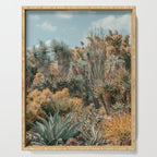Desert Oasis - California Cactus Garden, Nature, Landscape Photography Serving Tray Gallery Image 1