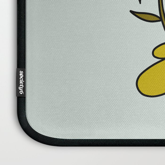 Cancer Flower Laptop Sleeve Gallery Image 3