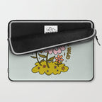 Cancer Flower Laptop Sleeve Gallery Image 2