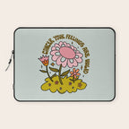 Cancer Flower Laptop Sleeve Gallery Image 1