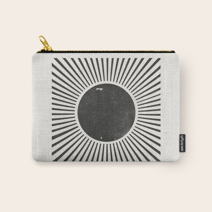 Retro Sunshine  No 2 Carry All Pouch Gallery Image 1