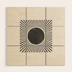 Retro Sunshine  No 2 Wood Wall Art Gallery Image 1