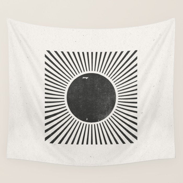Retro Sunshine  No 2 Wall Tapestry Gallery Image 1